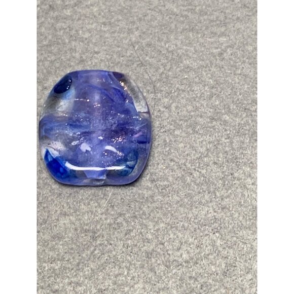 Two Unique Multicolor Lampwork Glass Beads for Jewelry Making Crafts - Picture 2 of 7